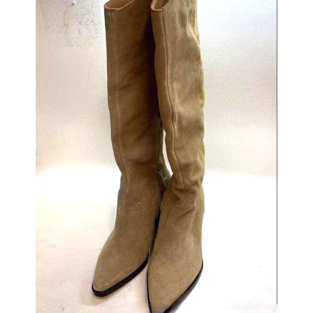 Dolce Vita Virona Dark Taupe Suede Waterproof Pointed Toe Knee Boots Size 10 NWT